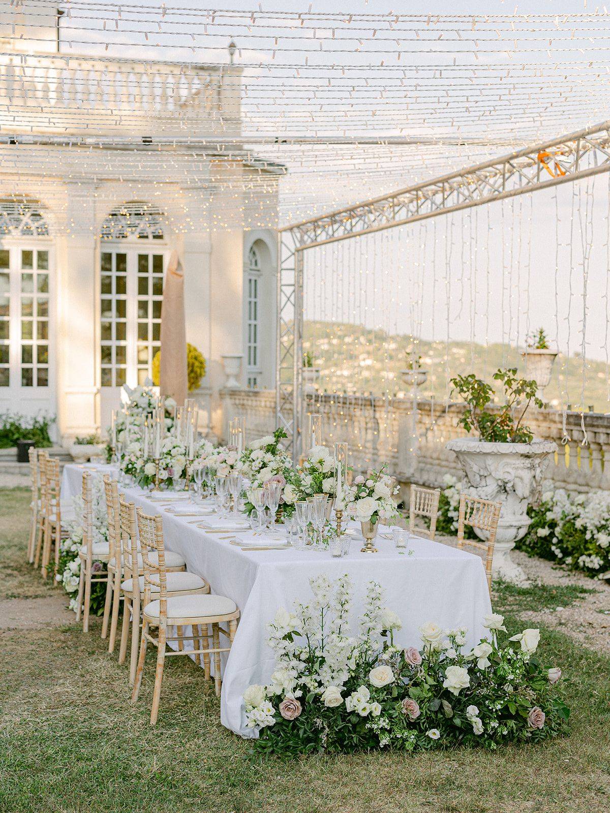 Luxury Destination Wedding at Château Saint Georges, Côte D'azur